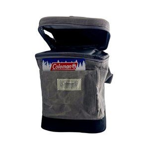 Coleman Backroads 12 Can Insulated Soft Sided Cooler Tote Bag, Gray